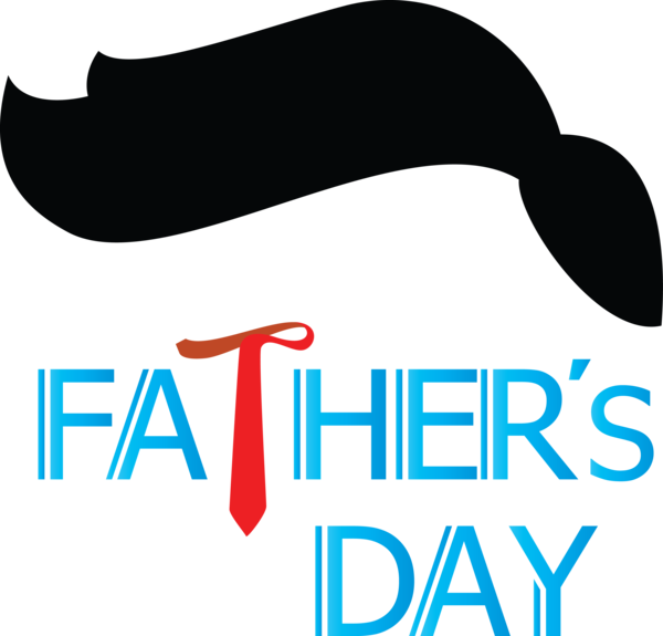Transparent Father's Day Font Logo Whale for Happy Father's Day for Fathers Day