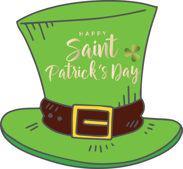 Transparent St. Patrick's Day Green Costume hat Headgear for Saint Patrick for St Patricks Day