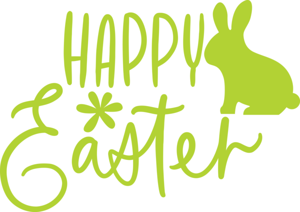 Transparent Easter Rabbit Font Rabbits and Hares for Easter Day for Easter