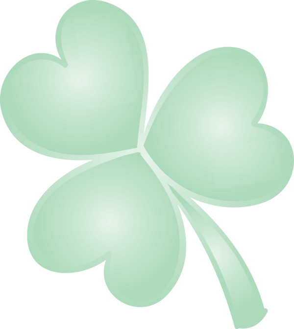 Transparent St. Patrick's Day Green Leaf Petal for Saint Patrick for St Patricks Day