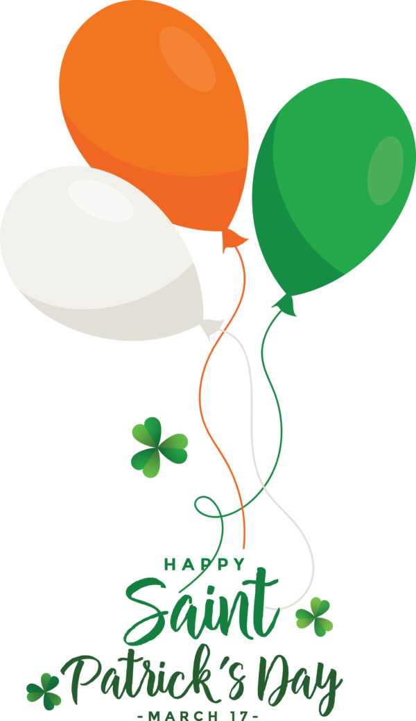 Transparent St. Patrick's Day Green Leaf Balloon for Saint Patrick for St Patricks Day