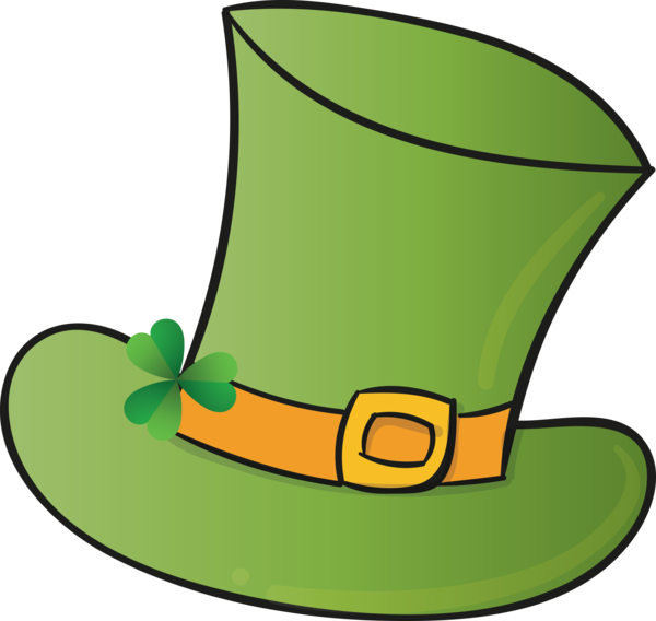 Transparent St. Patrick's Day Green Costume hat Headgear for Saint Patrick for St Patricks Day