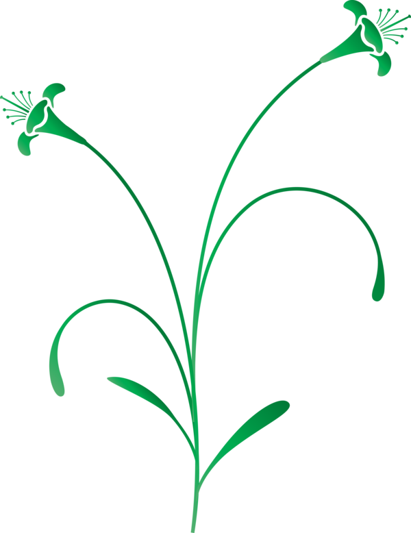 Transparent Easter Leaf Plant Flower for Easter Flower for Easter
