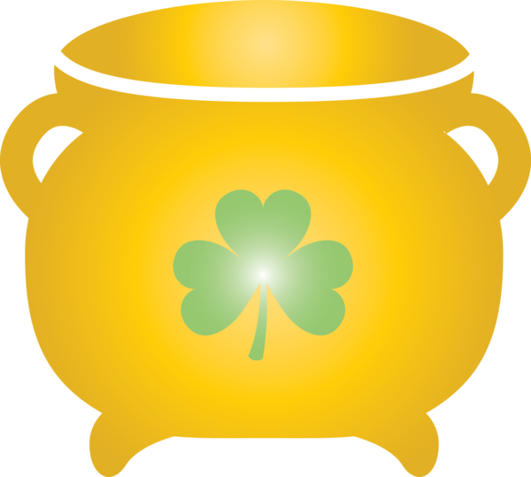 Transparent St. Patrick's Day Green Yellow Serveware for Saint Patrick for St Patricks Day