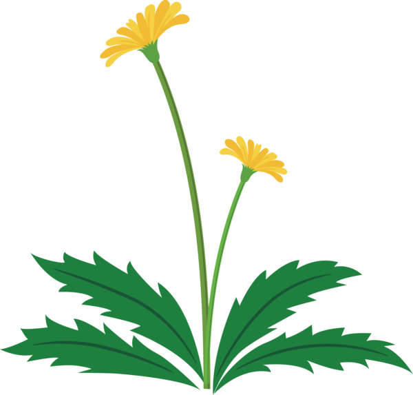 Transparent Easter Flower Plant Yellow for Easter Flower for Easter