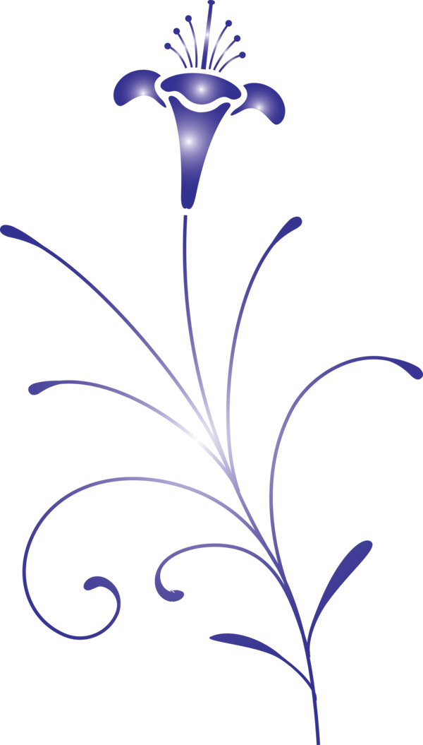 Transparent Easter Plant Flower Pedicel for Easter Flower for Easter