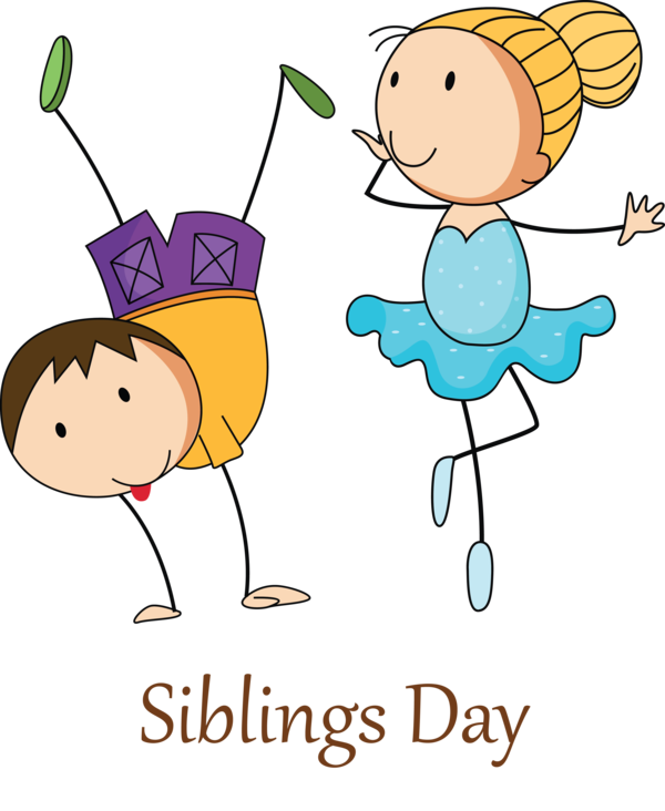 Transparent Siblings Day Cartoon Cheek Happy for Happy Siblings Day for Siblings Day