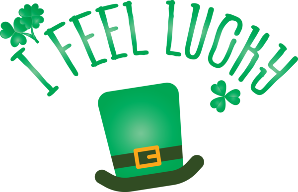 Transparent St. Patrick's Day Green Logo Symbol for Saint Patrick for St Patricks Day