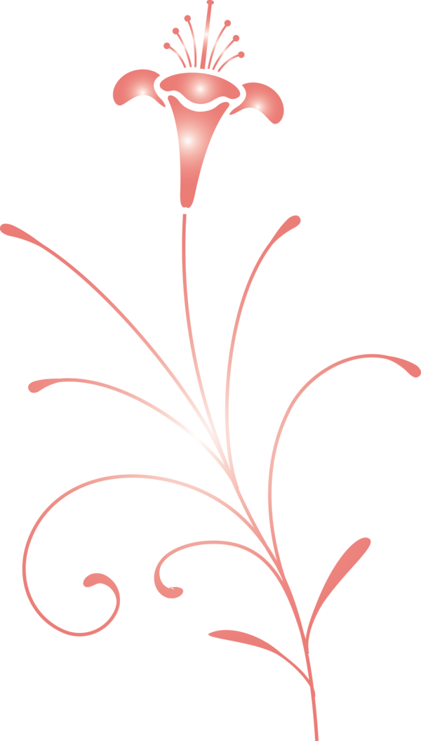 Transparent Easter Pink Plant Flower for Easter Flower for Easter