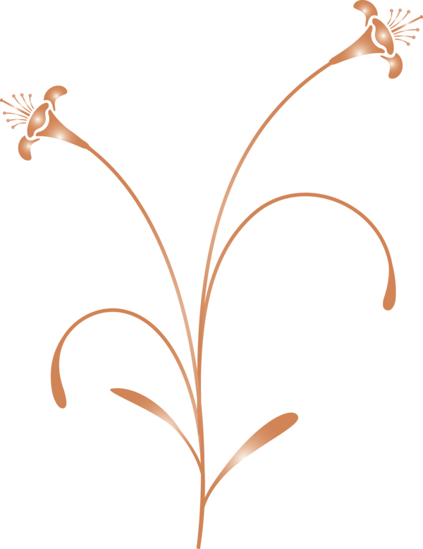Transparent Easter Plant Leaf Pedicel for Easter Flower for Easter