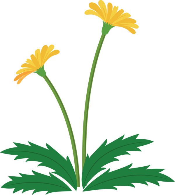 Transparent Easter Flower Plant Yellow for Easter Flower for Easter