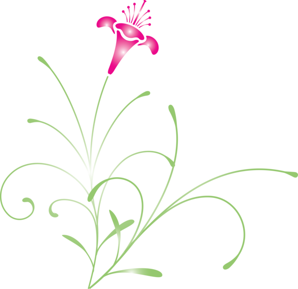 Transparent Easter Flower Plant Pedicel for Easter Flower for Easter