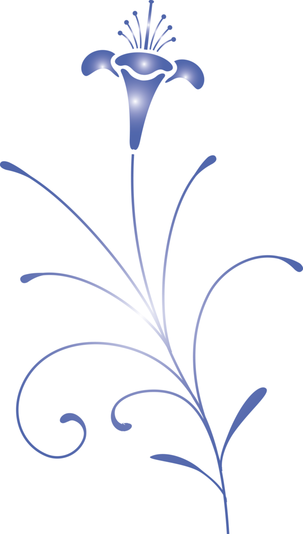 Transparent Easter Plant Flower Pedicel for Easter Flower for Easter