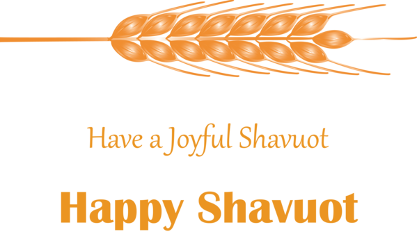 Transparent Shavuot Line Font Corn dog for Happy Shavuot for Shavuot