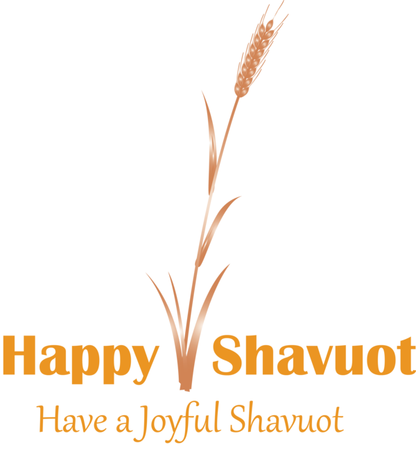 Transparent Shavuot Text Grass family Font for Happy Shavuot for Shavuot