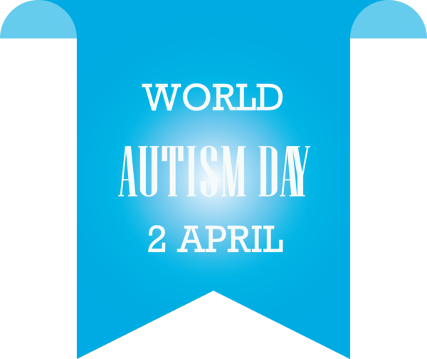 Transparent Autism Awareness Day Text Font Azure for World Autism Awareness Day for Autism Awareness Day