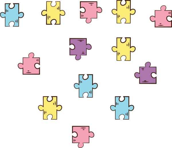 Transparent Autism Awareness Day Pink Line Design for World Autism Awareness Day for Autism Awareness Day