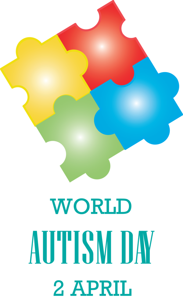 Transparent Autism Awareness Day Logo for World Autism Awareness Day for Autism Awareness Day