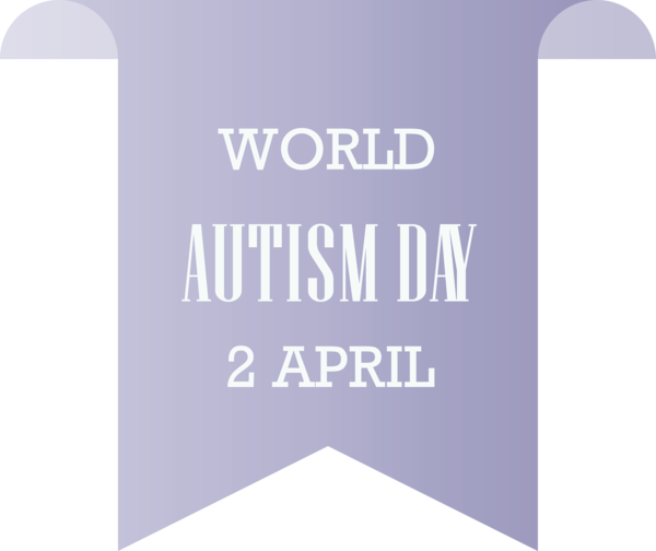 Transparent Autism Awareness Day Text Font Violet for World Autism Awareness Day for Autism Awareness Day