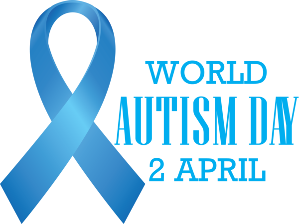 Transparent Autism Awareness Day Text Azure Logo for World Autism Awareness Day for Autism Awareness Day