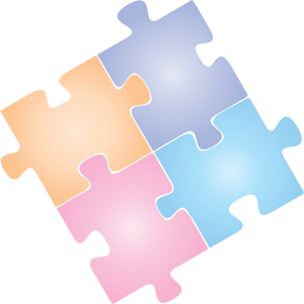 Transparent Autism Awareness Day Jigsaw puzzle Puzzle Design for World Autism Awareness Day for Autism Awareness Day