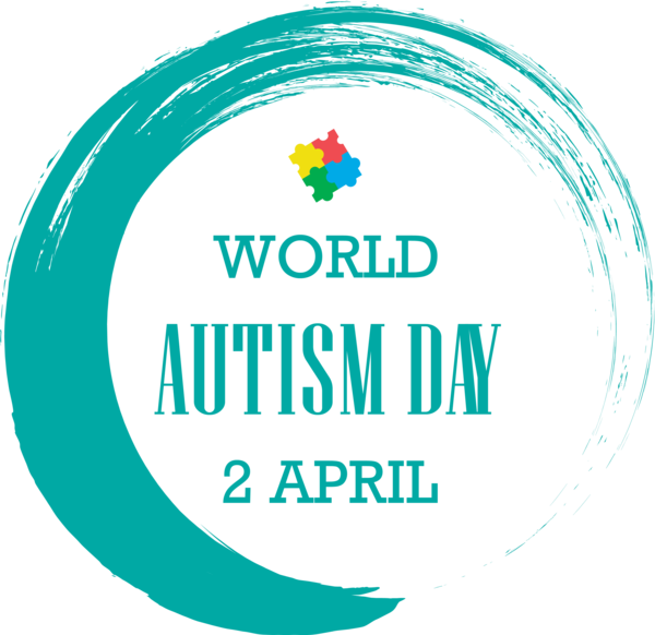 Transparent Autism Awareness Day Logo Line Circle for World Autism Awareness Day for Autism Awareness Day