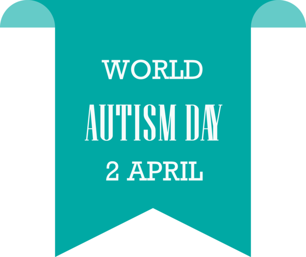 Transparent Autism Awareness Day Text Font Line for World Autism Awareness Day for Autism Awareness Day