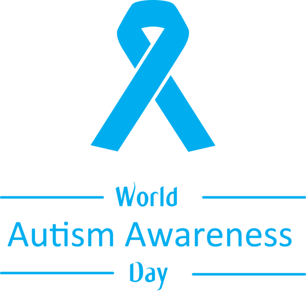 Transparent Autism Awareness Day Text Blue Font for World Autism Awareness Day for Autism Awareness Day