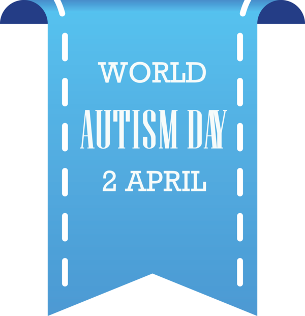 Transparent Autism Awareness Day Text Blue Font for World Autism Awareness Day for Autism Awareness Day