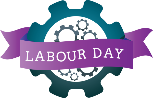 Transparent Labour Day Logo Text Label for Labor Day for Labour Day