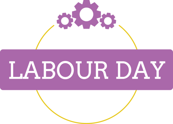 Transparent Labour Day Purple Text Violet for Labor Day for Labour Day