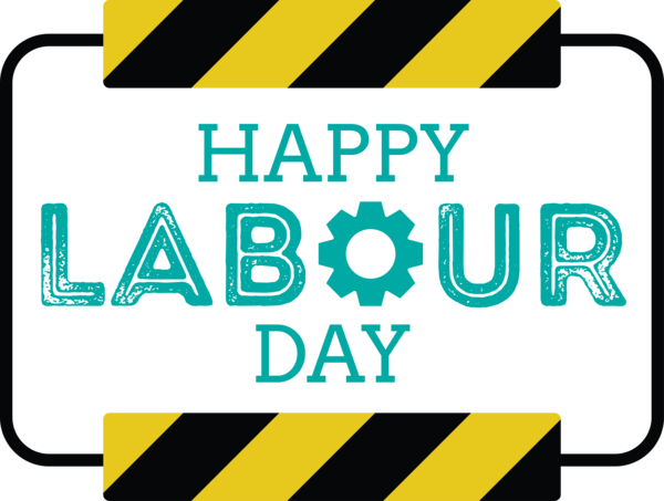 Transparent Labour Day Yellow Text Line for Labor Day for Labour Day
