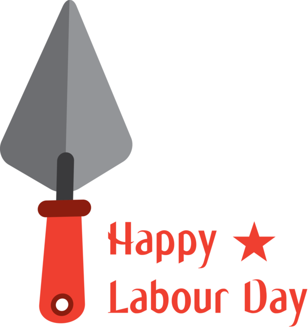 Transparent Labour Day Cone for Labor Day for Labour Day