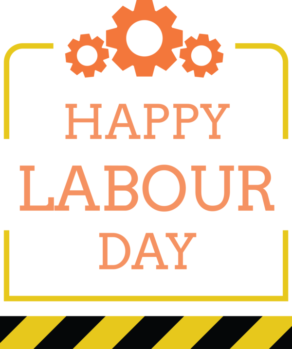 Transparent Labour Day Text Font Yellow for Labor Day for Labour Day