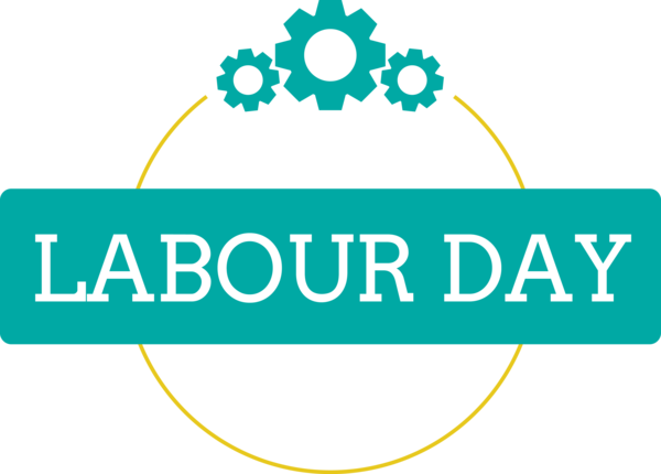 Transparent Labour Day Text Line Logo for Labor Day for Labour Day