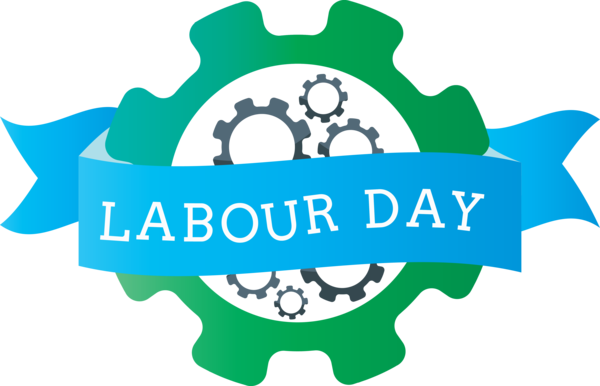 Transparent Labour Day Green Text Turquoise for Labor Day for Labour Day