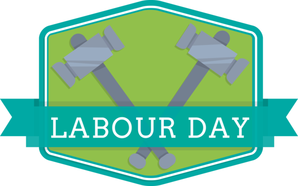 Transparent Labour Day Green Logo Line for Labor Day for Labour Day