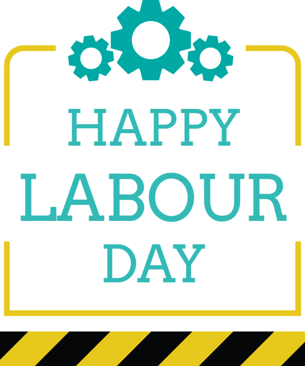 Transparent Labour Day Green Text Yellow for Labor Day for Labour Day