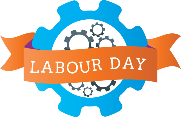 Transparent Labour Day Text Logo Label for Labor Day for Labour Day