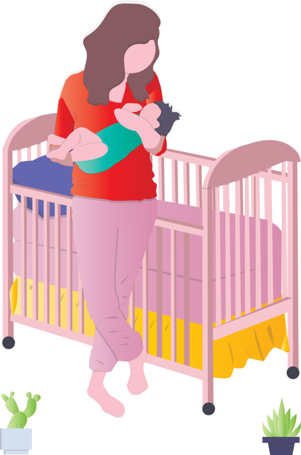 Transparent Mother's Day Infant bed Furniture Baby Products for Happy Mother's Day for Mothers Day