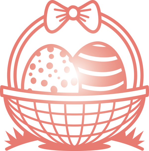 Transparent Easter Easter egg Line Egg for Easter Day for Easter