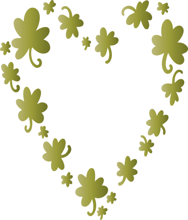 Transparent St. Patrick's Day Leaf Plant for Saint Patrick for St Patricks Day