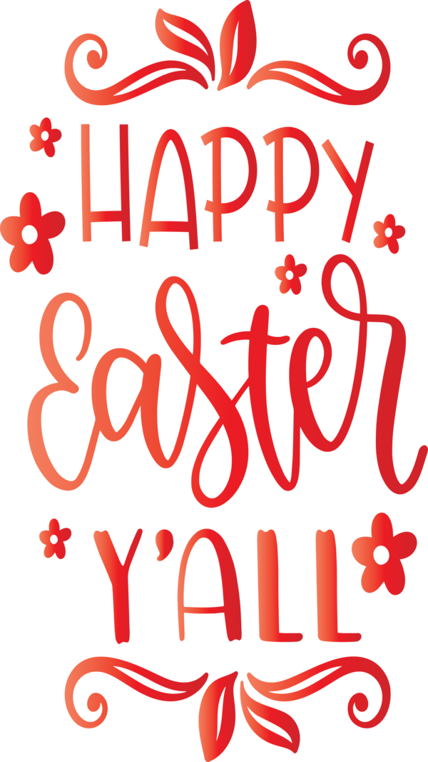 Transparent Easter Text Font Heart for Easter Day for Easter