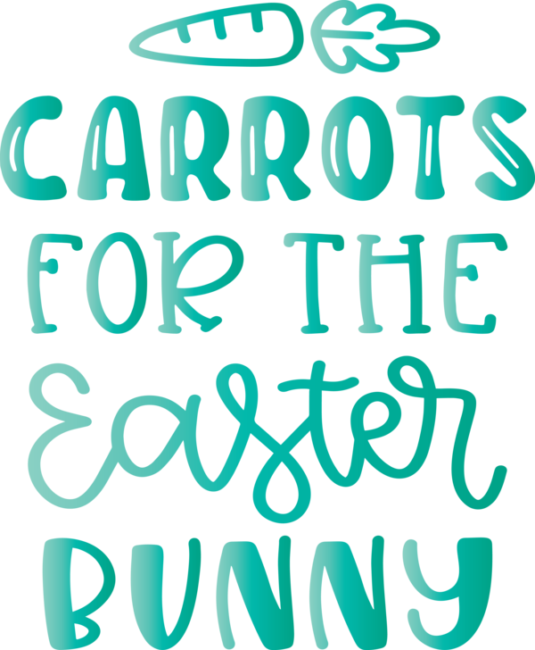 Transparent Easter Font Text Teal for Easter Day for Easter