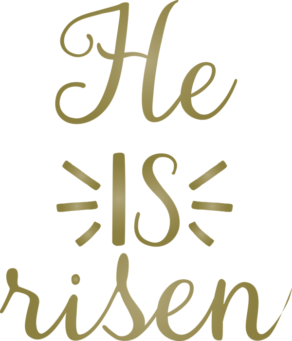 Transparent Easter Font Text Calligraphy for Easter Day for Easter