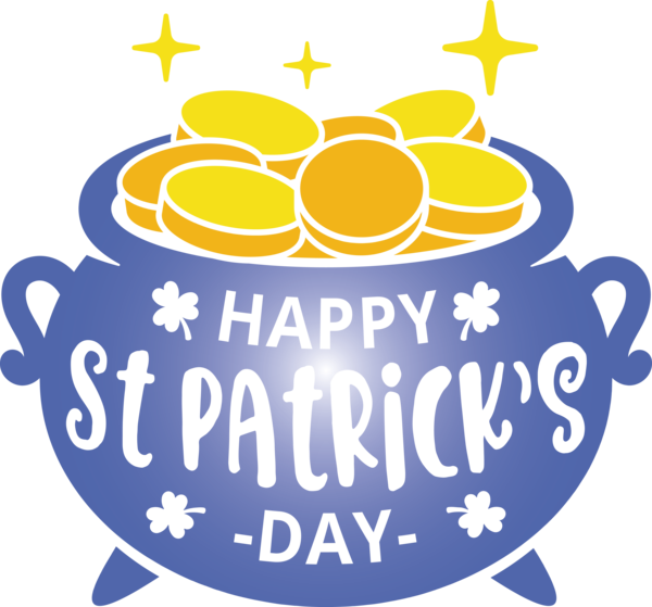 Transparent St. Patrick's Day Font for Saint Patrick for St Patricks Day