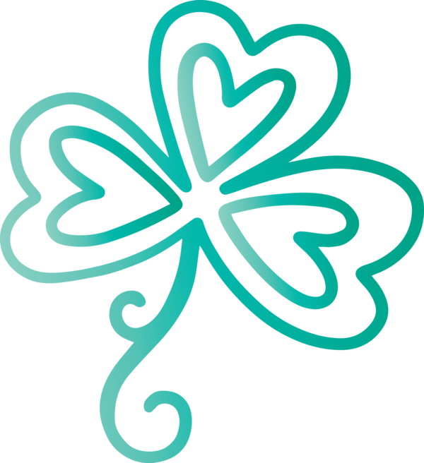 Transparent St. Patrick's Day Symbol Plant for Saint Patrick for St Patricks Day