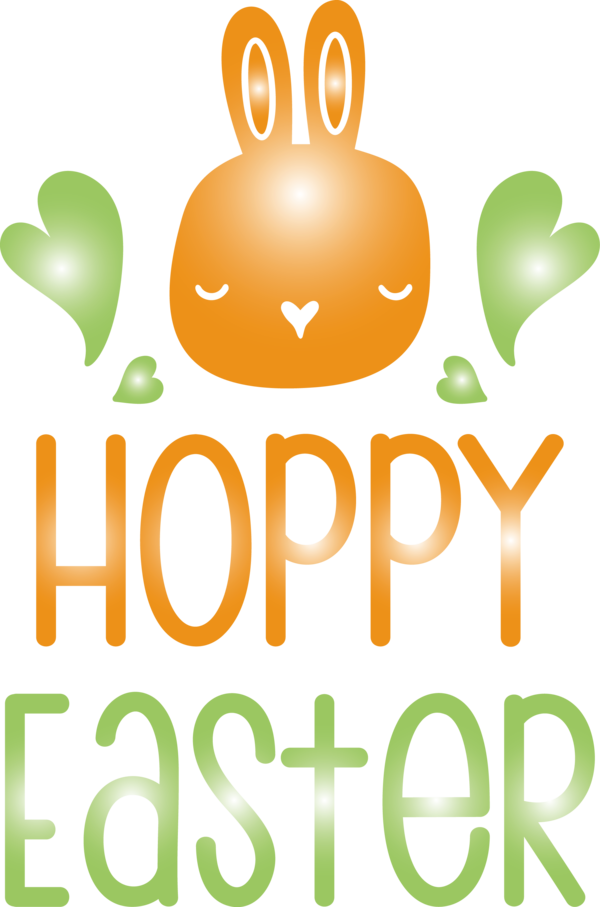 Transparent Easter Green Text Yellow for Easter Day for Easter