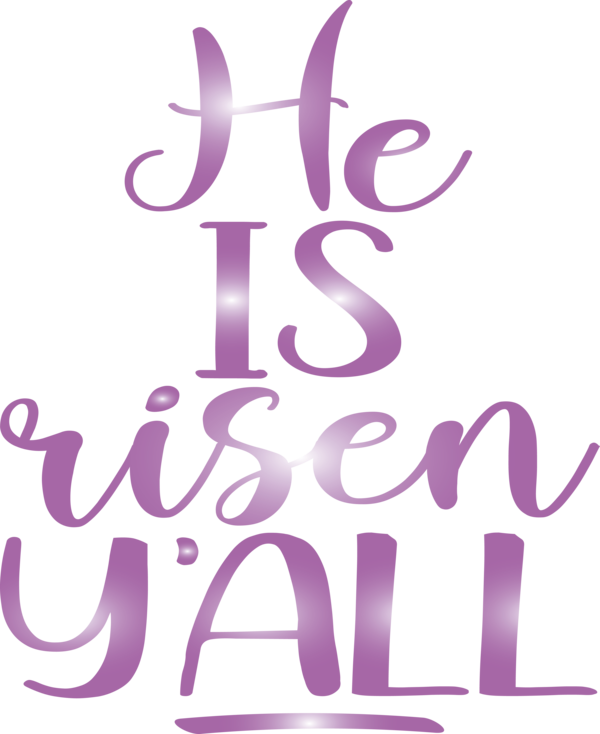 Transparent Easter Font Text Violet for Easter Day for Easter