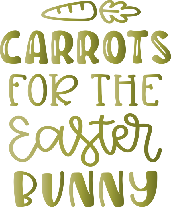 Transparent Easter Font Text for Easter Day for Easter